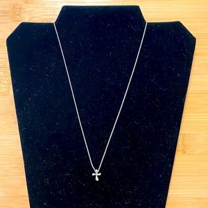 Tiffany & Co Elsa Peretti small cross necklace 925 silver